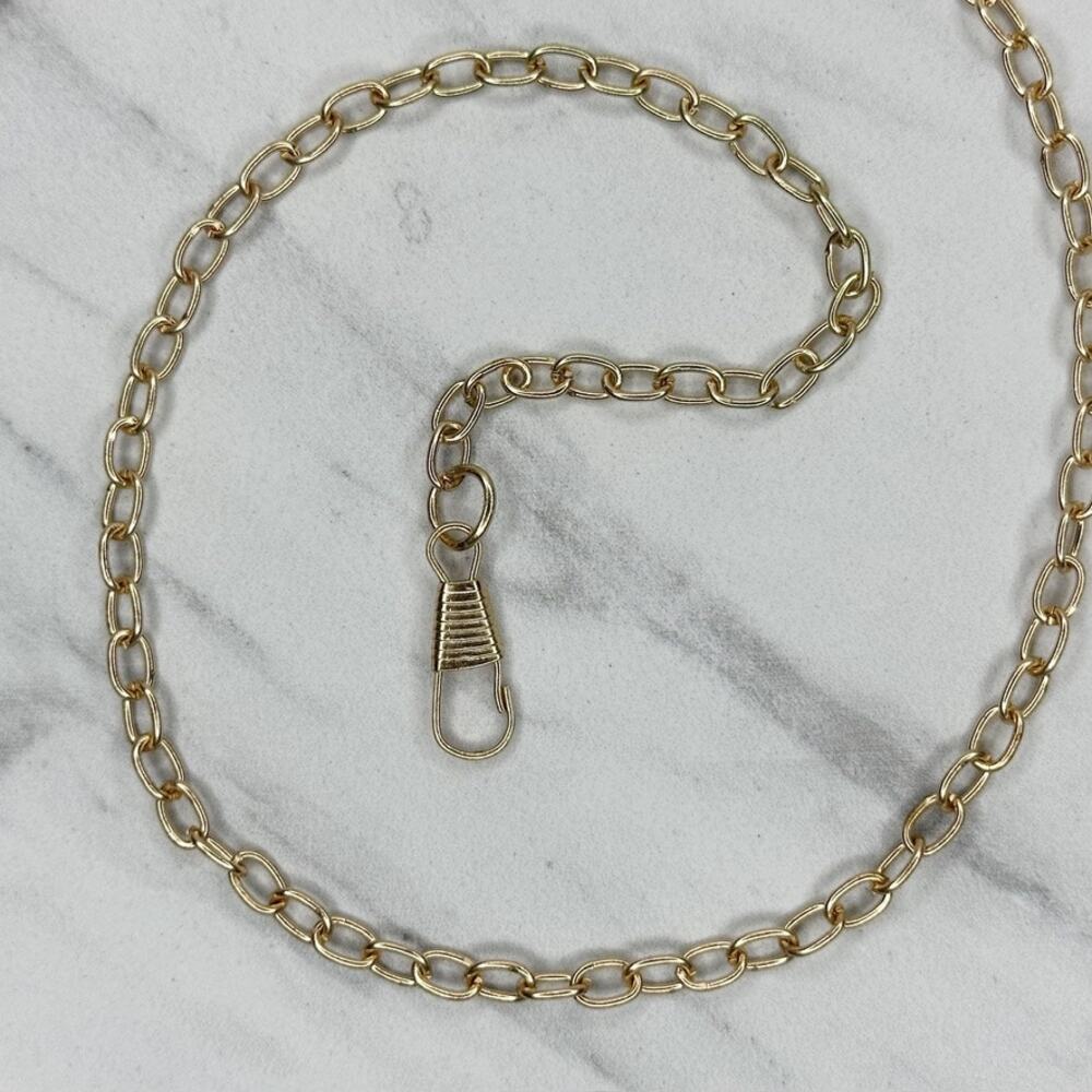 Dainty Gold Tone Chain Purse Handbag Replacement Strap โจ - Picture 8 of 8